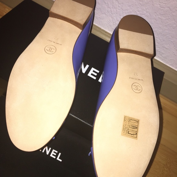 🎉SOLD🎉Chanel blue ballerina flats 37. - Picture 4 of 4