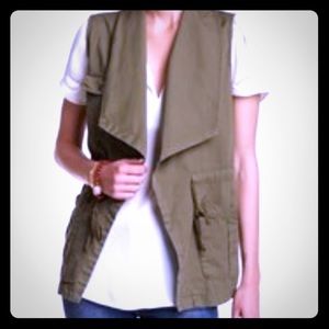 Green Cargo Vest