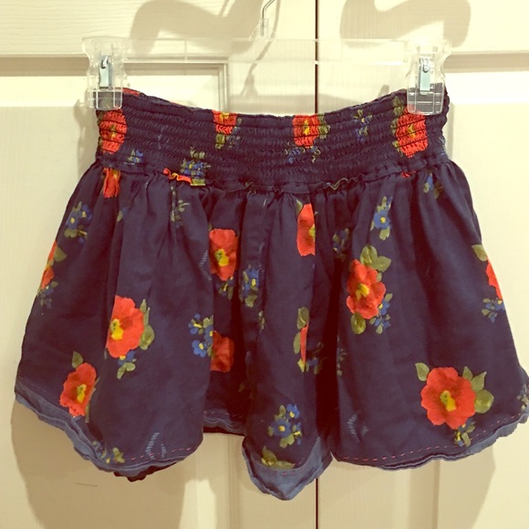 Hollister Navy Mini Skirt