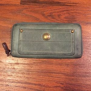 Coach accordion wallet
