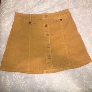 Corduroy skirt from urban outfitters