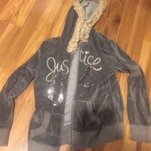 Justice size 10 hoodie