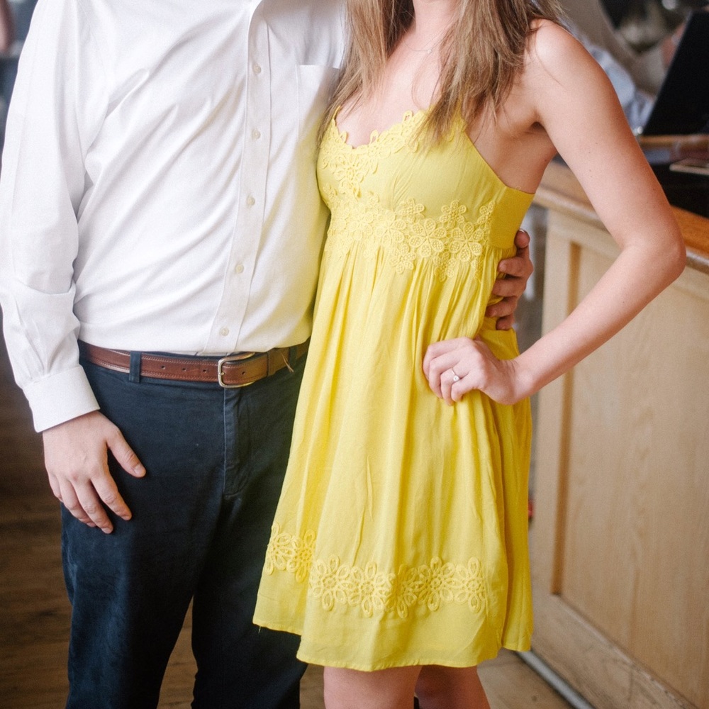 Topshop | Strappy Appliqué Babydoll Dress