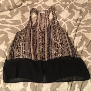Urban Outfitters Silence & Noise Tribal Print Top