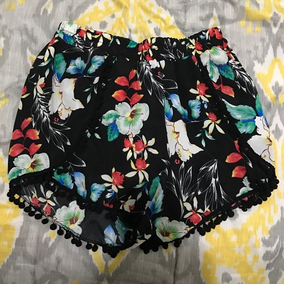 Floral print shorts