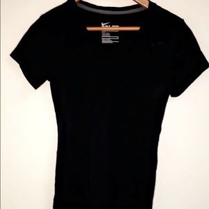 Nike black running short sleeve t shirt
