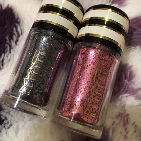 Sold!!!!Mac Glitter pink&grey