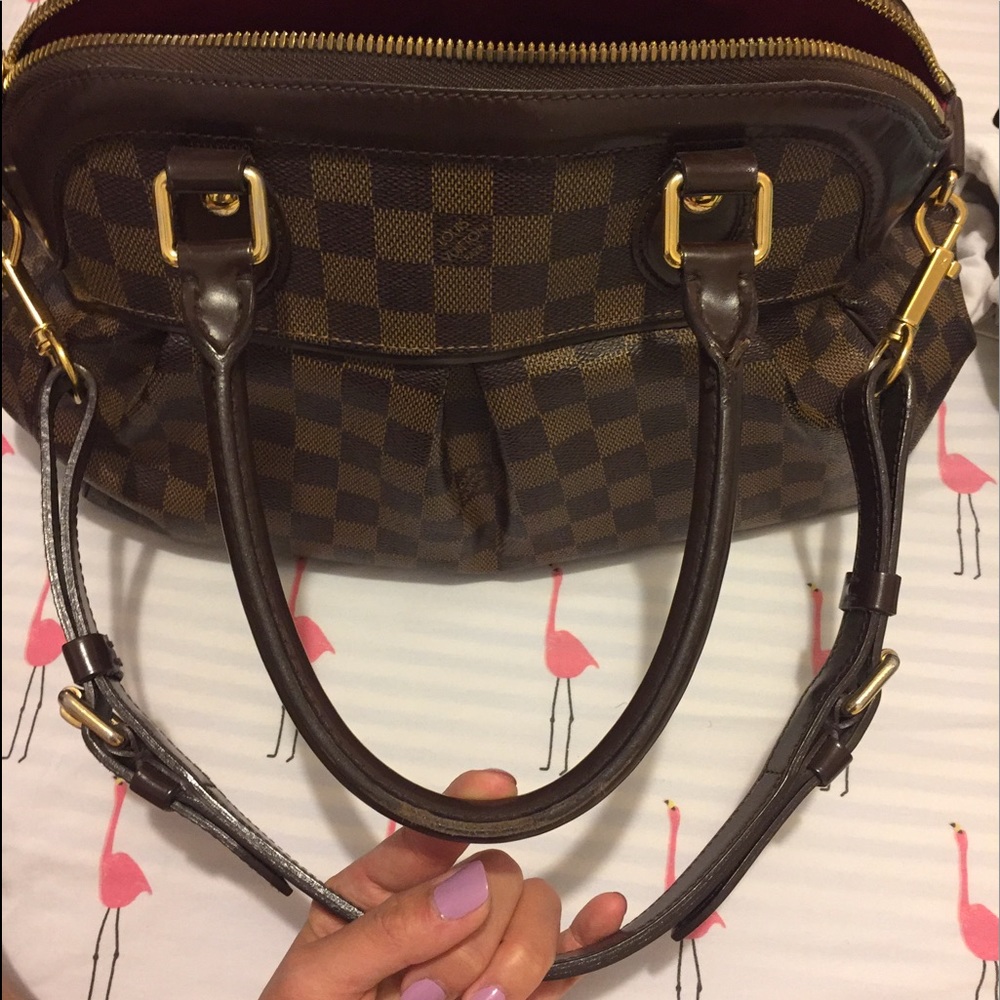LOUIS VUITTON DAMIER EBENE CANVAS TREVI SATCHELPM