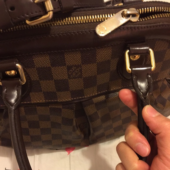 LOUIS VUITTON DAMIER EBENE CANVAS TREVI SATCHELPM - Picture 5 of 8