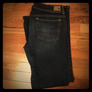 American eagle boot cut jeans!