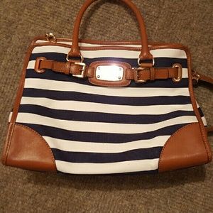 Nautical Michael Kors large hand bag