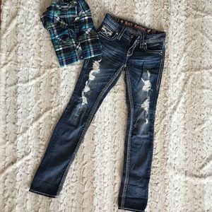 Rock revival skinny jeans