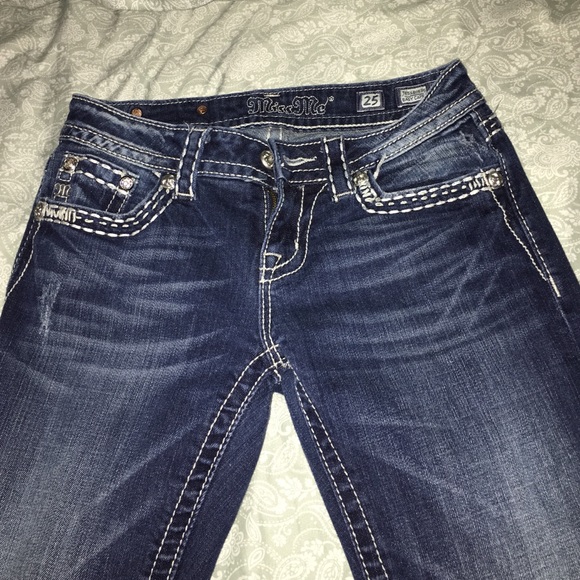 Miss Me size 25 Capri jean - Picture 2 of 2