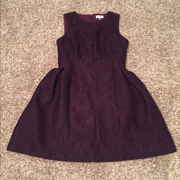 Calvin Klein Purple Lace Dress