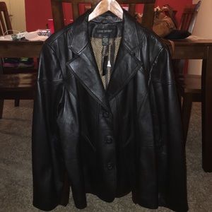 THIS MUST GO! NWT Chocolate Brown Leather Coat