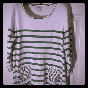 LOFT striped sweater