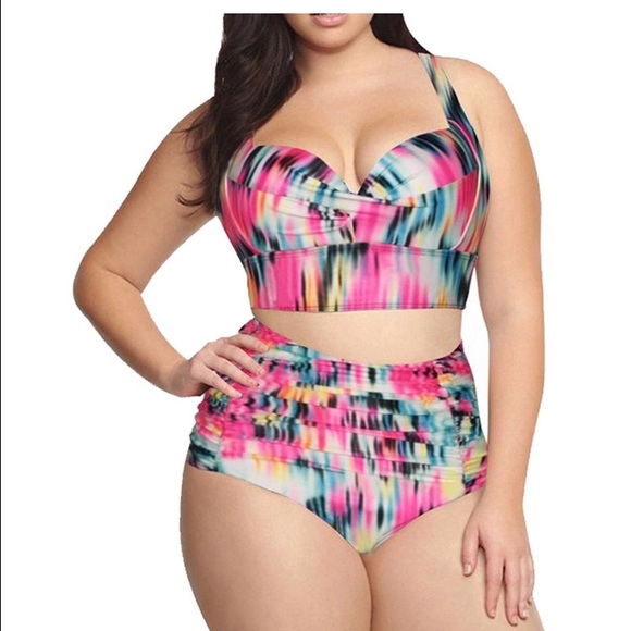 High waisted bikini swimsuit size 14/16 new