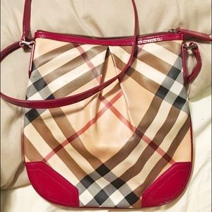 Burberry leather sling bag