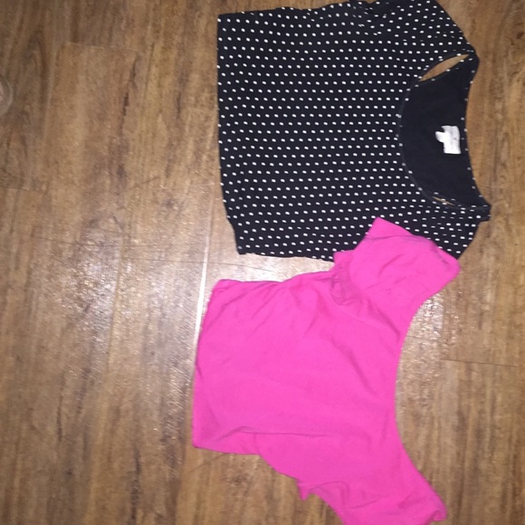 2 adorable crop tops from American eagle