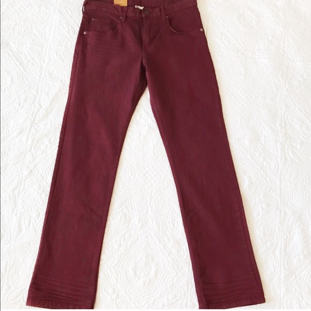 Boys H&M burgundy jeans - Picture 3 of 3