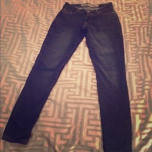 Express dark wash jean legging