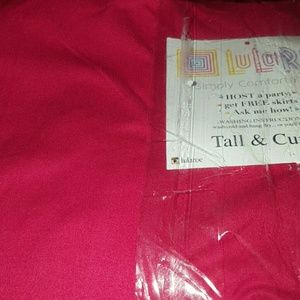 Red TC solid red legging Christmas ready