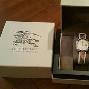 Burberry Haymarket Watch(RESERVED)