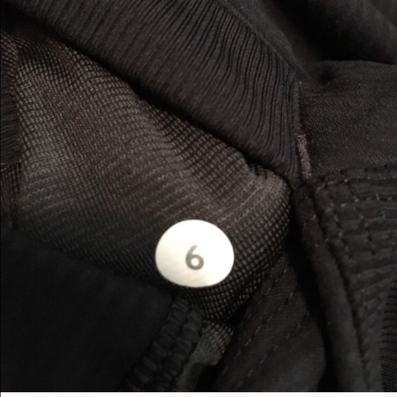 Lululemon black lined studio pants