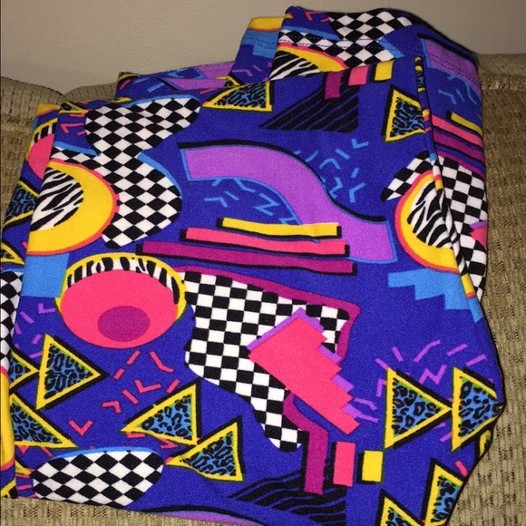 Lularoe Pants Jumpsuits Os Saved By The Bell Leggings Poshmark