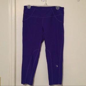 Purple/blue yoga crop