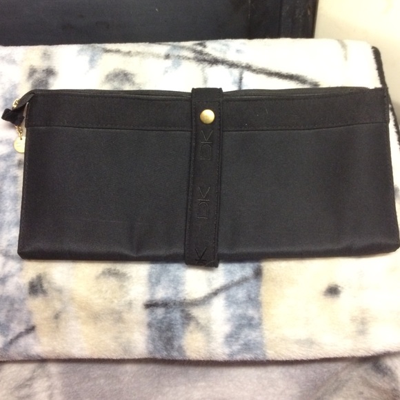 DK black nylon & mesh folding bag REDUCED