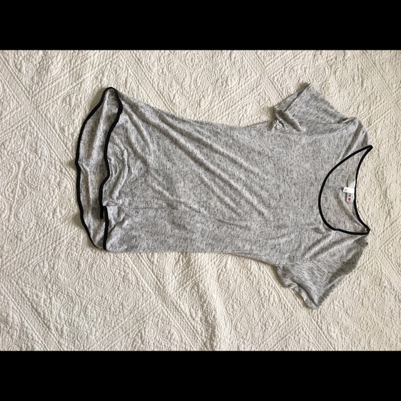 Grey tunic with back detail