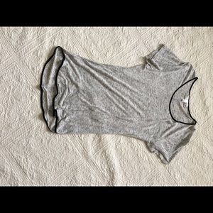 Grey tunic with back detail