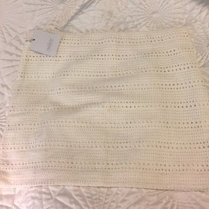 NWT Zara white skirt.