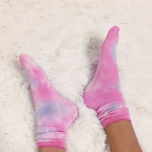PINK TIDYE SOCKS 💕💎🕶