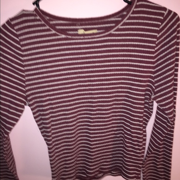 long sleeve striped shirt