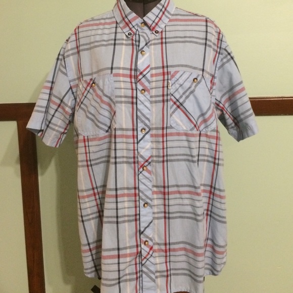 Men's Levi Short sleeve button down, L