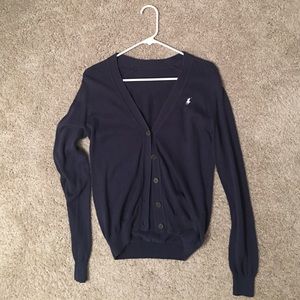 Ralph Lauren navy cardigan