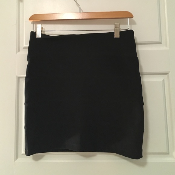 Black bandage skirt