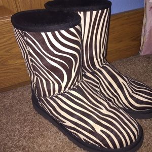 Zebra Print Ugg Boots