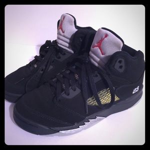 Black Metallic Air Jordan's