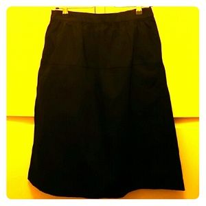 Gap Navy blue midi skirt