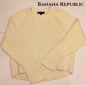 Classic Banana Republic Fisherman's Cable Knit, MP