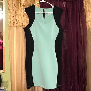Black & Teal Dress
