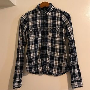 Vintage Abercrombie & Fitch flannel plaid top
