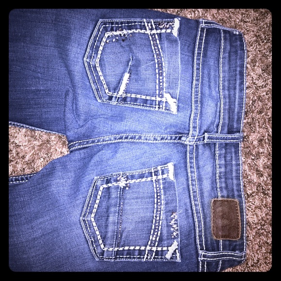 Bke jeans size 24 and fit like a 25/26