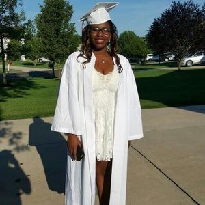 white lace mini dress