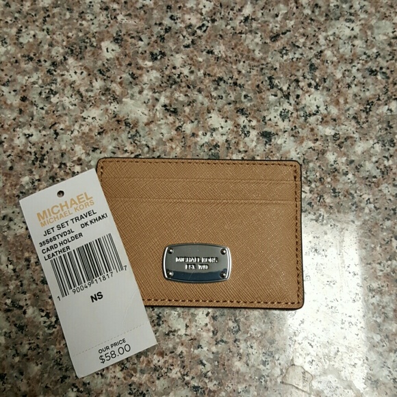 Michael kors card holder unisex