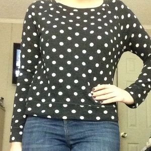 Polka dot long sleeve