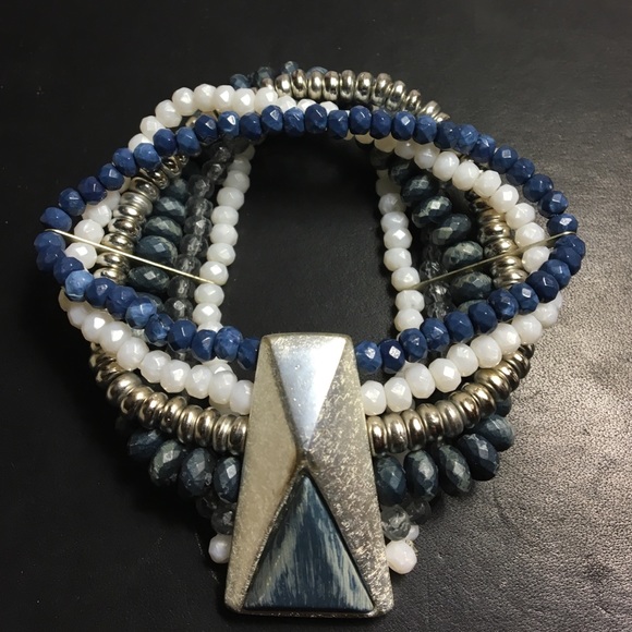 Stretch beaded bracelet - Picture 2 of 4